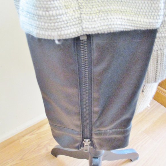 NWT Minkpink Silver Fox Motorcycle Style Jacket, Faux Leather Accents, Small - Picture 6 of 14